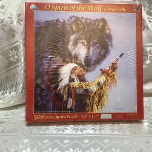 Paul Calle Puzzel O Spirit of the Wolf 500 Piece